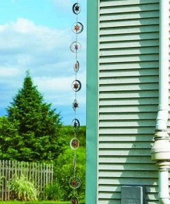 Happy Gardens Sun And Moon Rain Chain Rain Chains