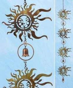 Happy Gardens Sun Face Hanging Ornament