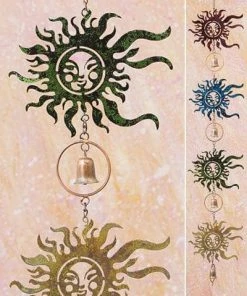 Happy Gardens Sun Face Multicolor Hanging Ornament