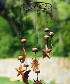 Happy Gardens Sun, Moon, And Stars Mobile & Wind Chime Mobiles & Wind Chimes
