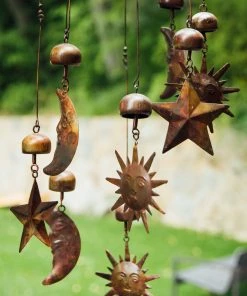 Happy Gardens Sun, Moon, And Stars Mobile & Wind Chime Mobiles & Wind Chimes