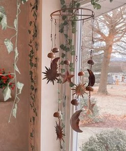 Happy Gardens Sun, Moon, And Stars Mobile & Wind Chime Mobiles & Wind Chimes