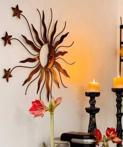 Happy Gardens Sun, Moon, And Stars Wall Hanging Wall Decor