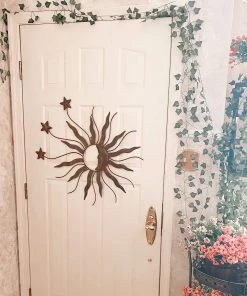 Happy Gardens Sun, Moon, And Stars Wall Hanging Wall Decor