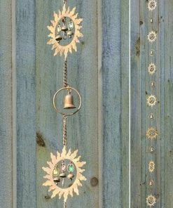 Happy Gardens Rain Chains Sun W/Dangles Rain Chain