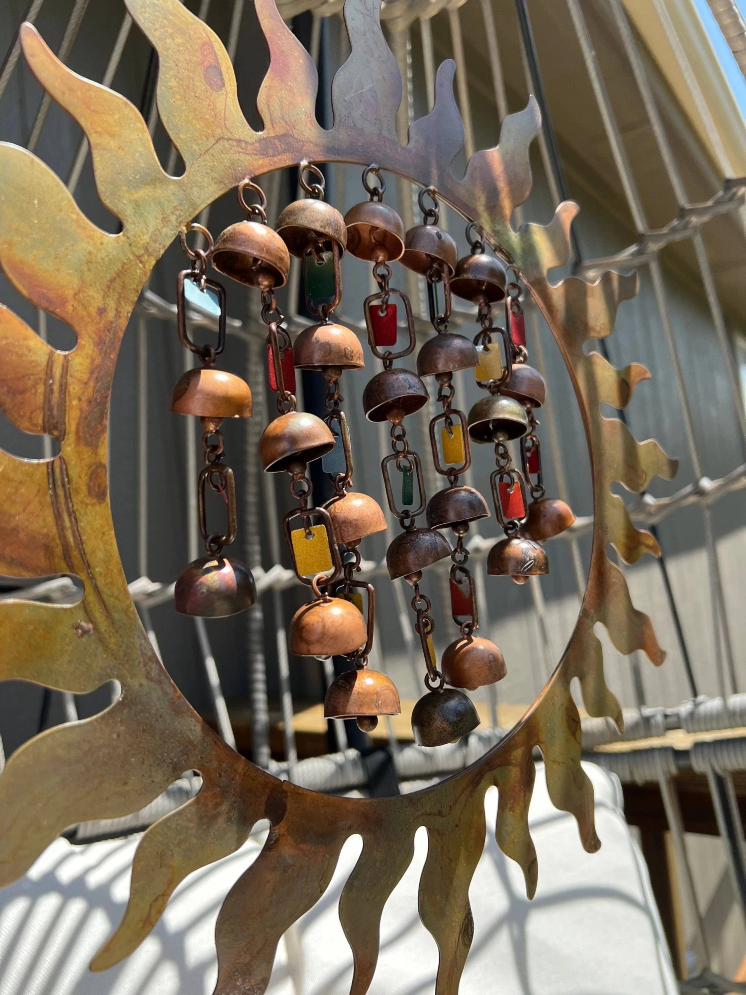 Happy Gardens Mobiles & Wind Chimes Sun W/Dangles Wind Chime 4 Happy Gardens Mobiles & Wind Chimes Sun W/Dangles Wind Chime