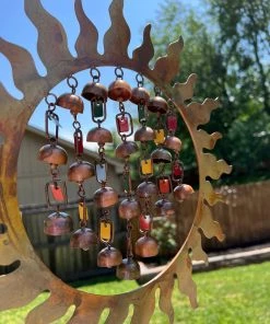 Happy Gardens Mobiles & Wind Chimes Sun W/Dangles Wind Chime 10 Happy Gardens Mobiles & Wind Chimes Sun W/Dangles Wind Chime