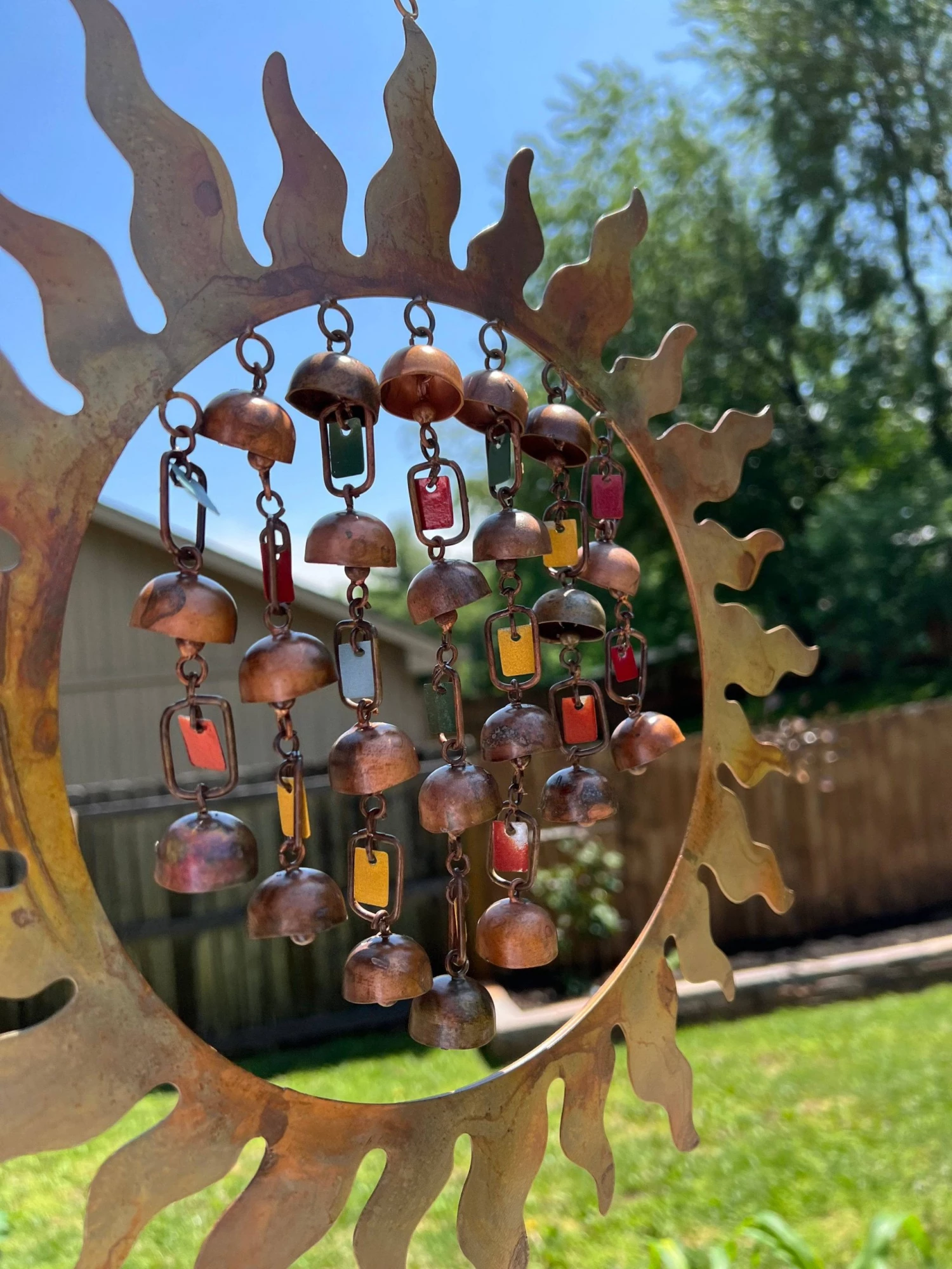 Happy Gardens Mobiles & Wind Chimes Sun W/Dangles Wind Chime 5 Happy Gardens Mobiles & Wind Chimes Sun W/Dangles Wind Chime