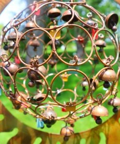 Happy Gardens Mobiles & Wind Chimes Sun With Ball And Dangles Wind Chime