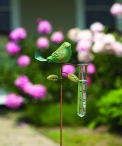 Happy Gardens Garden Stakes & Rain Gauges Teal Bird Rain Gauge
