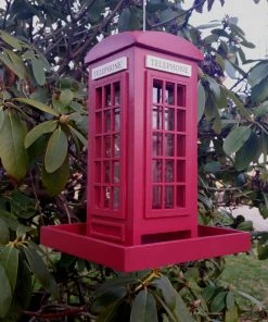 Happy Gardens Birdhouses/Baths Telephone Booth Bird Feeder