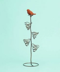 Happy Gardens Sales Store 11 Happy Gardens Accessories Terra Cotta Bird Plant Holder With 4 Pods