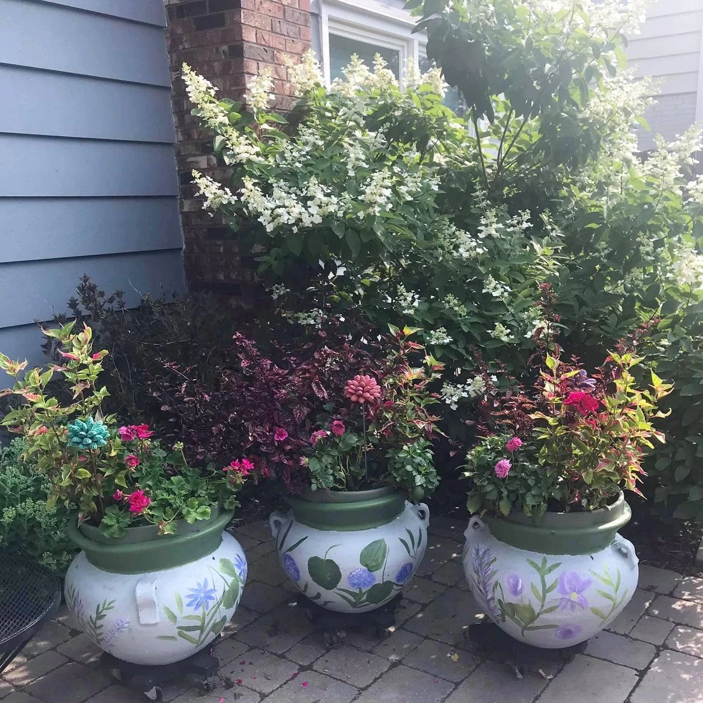 Happy Gardens Garden Stakes & Rain Gauges Terra Cotta Flower Stake 6 Happy Gardens Garden Stakes & Rain Gauges Terra Cotta Flower Stake