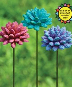 Happy Gardens Garden Stakes & Rain Gauges Terra Cotta Flower Stake