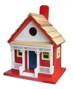 Happy Gardens "The Birds" Bird House - Plywood & Cedar Birdhouses/Baths