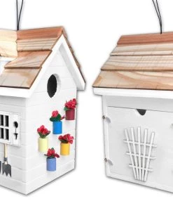 Happy Gardens Birdhouses/Baths Tool Shed Bird House 11 Happy Gardens Birdhouses/Baths Tool Shed Bird House