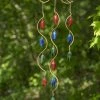 Happy Gardens Mobiles & Wind Chimes Triple Bell Spiral Multicolor Wind Chime