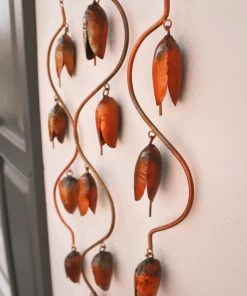 Happy Gardens Triple Bell Spiral Wind Chime
