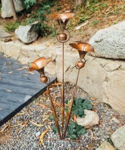 Happy Gardens Triple Calla Lily Garden Stake