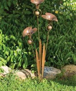 Happy Gardens Triple Calla Lily Garden Stake