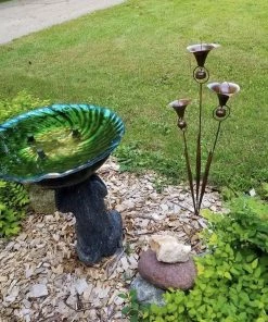 Happy Gardens Triple Calla Lily Garden Stake 11 Happy Gardens Triple Calla Lily Garden Stake