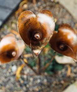 Happy Gardens Triple Calla Lily Garden Stake 12 Happy Gardens Triple Calla Lily Garden Stake