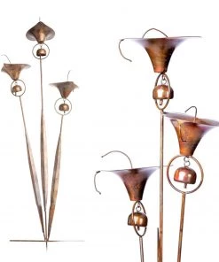 Happy Gardens Triple Calla Lily Garden Stake 15 Happy Gardens Triple Calla Lily Garden Stake