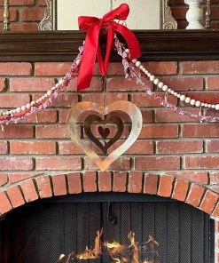 Happy Gardens Triple Spinning Heart Ornament