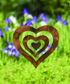 Happy Gardens Triple Spinning Heart Ornament
