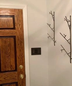 Happy Gardens Triple Twig Wire Hook Wall Decor