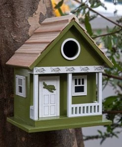 Happy Gardens Turtle Cottage Birdhouse Birdhouses/Baths