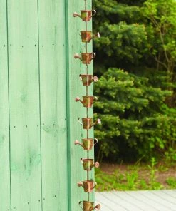 Happy Gardens Watering Can Rain Chain Rain Chains