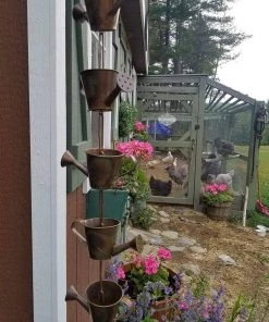 Happy Gardens Watering Can Rain Chain Rain Chains