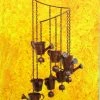 Happy Gardens Mobiles & Wind Chimes Watering Can Spiral Mobile Wind Chime
