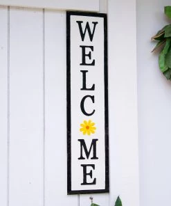 Happy Gardens Garden Signs "Welcome" Metal Sign