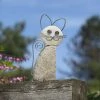 Happy Gardens Whiskered Cat Garden Statue Statues