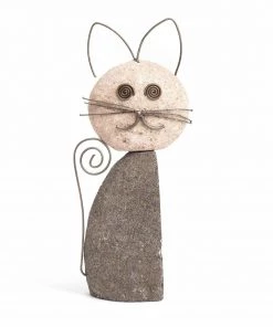 Happy Gardens Whiskered Cat Garden Statue Statues