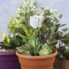 Happy Gardens White Rose Plant Pick