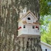 Happy Gardens White Veranda Bird House