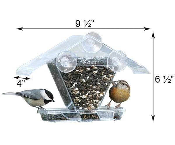 Happy Gardens Window Café Transparent Window Feeder 4 Happy Gardens Window Café Transparent Window Feeder