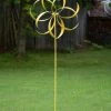 Happy Gardens Yellow Feather Wind Spinner, 32" Wind Spinners 2 Happy Gardens Yellow Feather Wind Spinner, 32" Wind Spinners