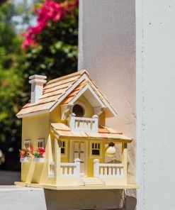 Happy Gardens Yellow Veranda Bird House