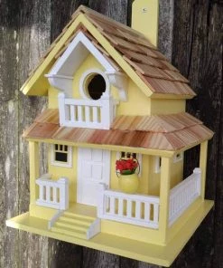 Happy Gardens Yellow Veranda Bird House
