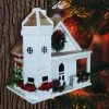 Happy Gardens Yuletide Cottage Birdhouse Birdhouses/Baths